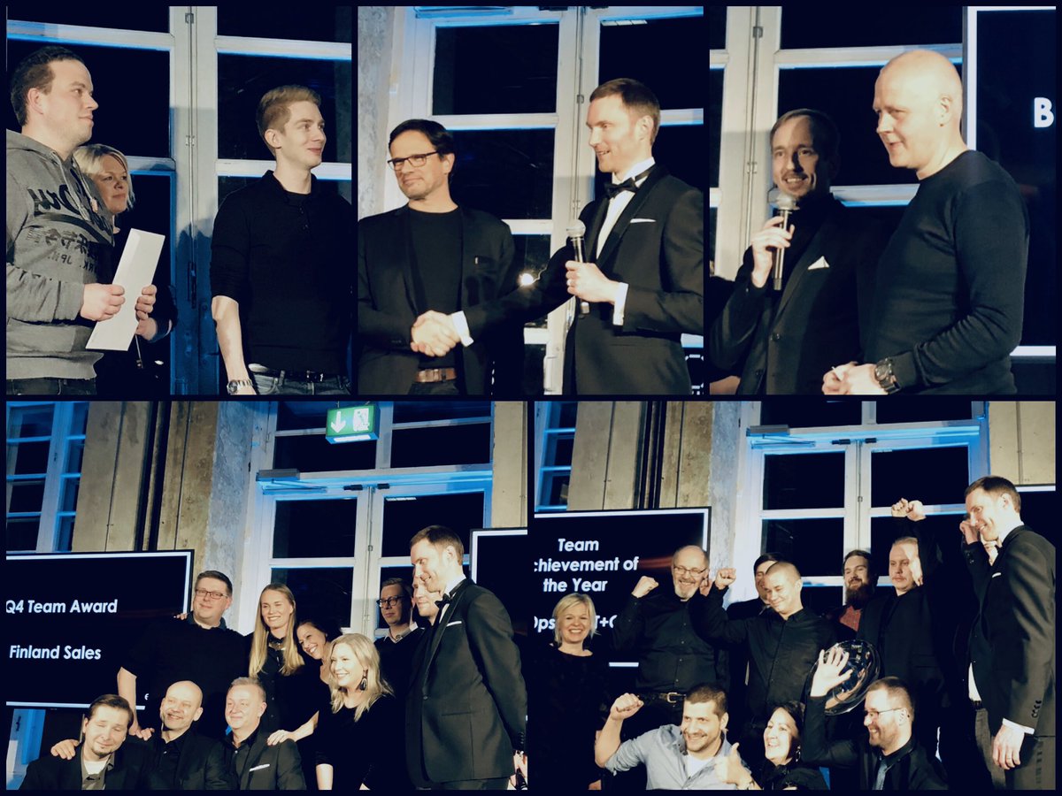Efecte's tweet photo. What an amazing 2 days #OneEfecte had in Tallinn! Thanks to the organizing team +all participants for the unique spirit. Congrats also to all 2019 Efecte Awards winners in the photos below, with Special Thanks to the Efecte Lifetime Customer Award recipient @parcp67 from Stena AB https://t.co/4HiSIhzOWf