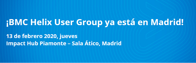 fgpascua's tweet photo. Si eres cliente de @BMCHelix, estás invitado a nuestro BMC Helix User Group
- Experiencias de clientes
- Novedades de servicios
- Casos de uso

13 de febrero de 2020, Madrid
https://t.co/ZcpcuWEFxZ https://t.co/vopJLztsIR