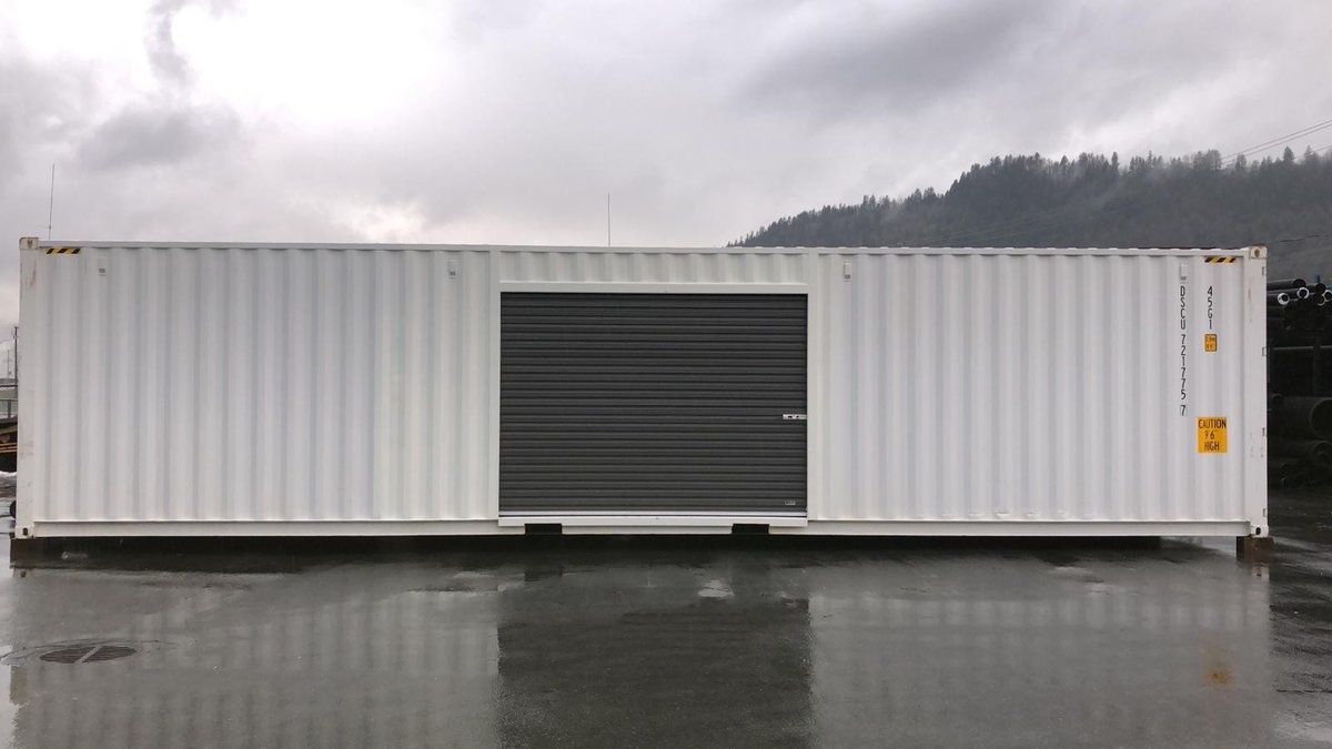 TargetBoxCA's tweet photo. A convenient storage solution for @SouthIrrigation ! We upgraded a 40ft high cube container with a 10' roll up door for easy access.

Thanks for choosing us and a big shootout to Double Time Transport for the successful delivery!

#storagesolutions #convienentstorage https://t.co/mpQAv8MB21