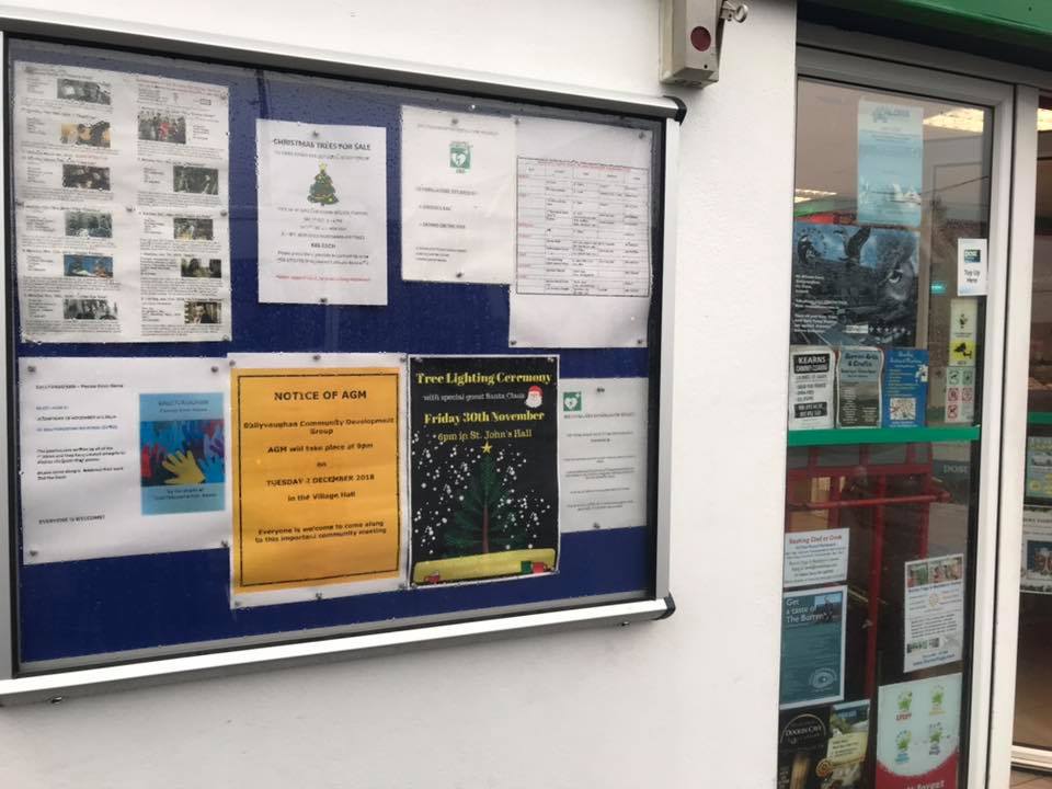 DBallyvaughan's tweet image. As #BeautifulBallyvaughan is #PosterFree for #GE2020, we have put up a simple list of all the candidates for Co. Clare on our community noticeboard, at Mooney's. This is info for you, the voter. RT and PLEASE vote!
@clare_ppn @ClareFM @PosterfreeIE @ClareChampion