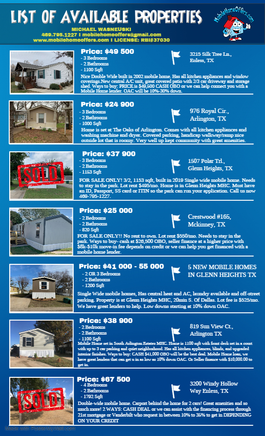 Webuyandsellmobilehomes Hashtag On Twitter