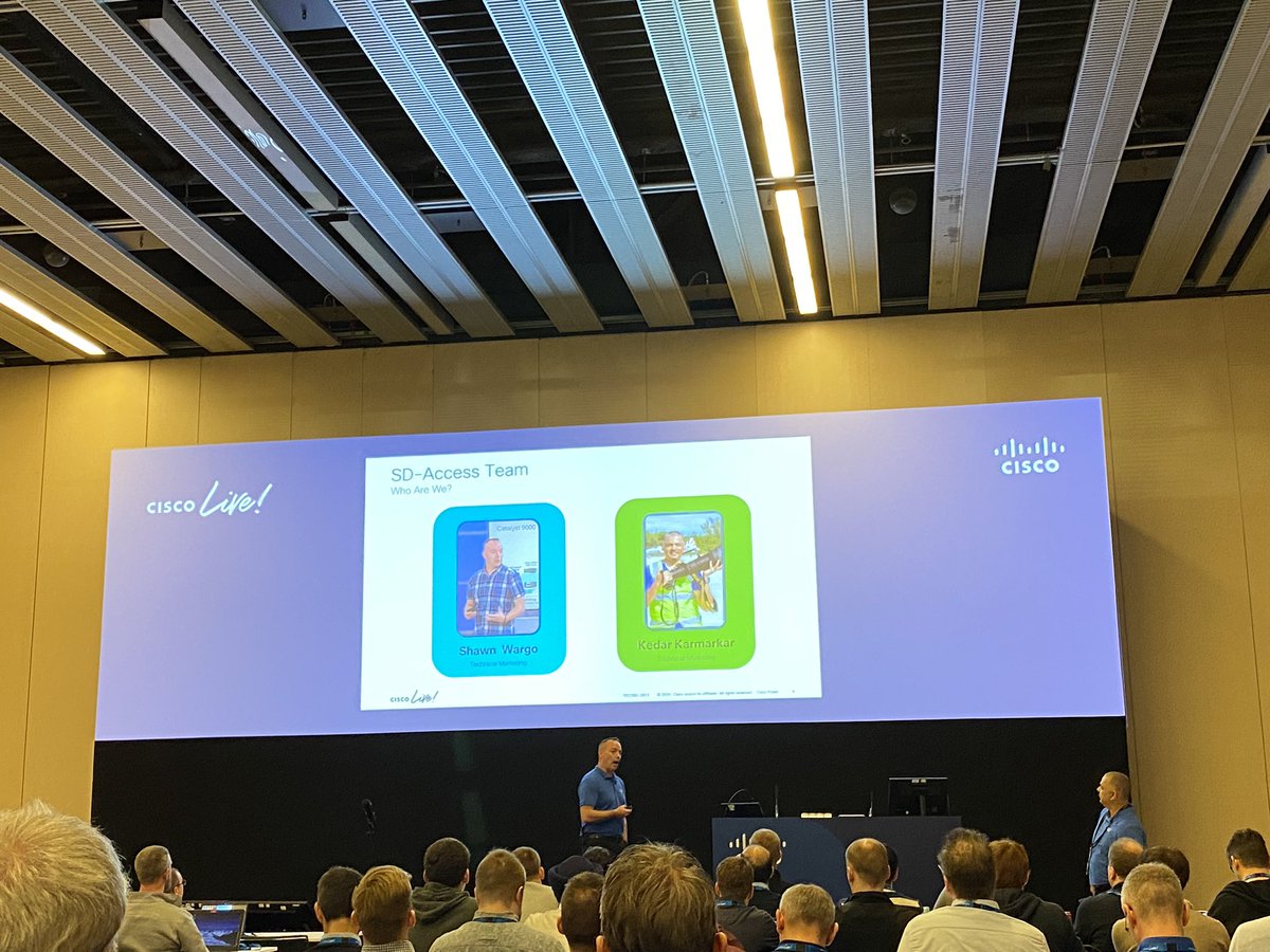 <a href="/CiscoLive/">CiscoLive</a> #ciscosda design session by <a href="/Shawn_Wargo/">Shawn Wargo</a> and @KedarKarmarkar2 - great session in front of full house