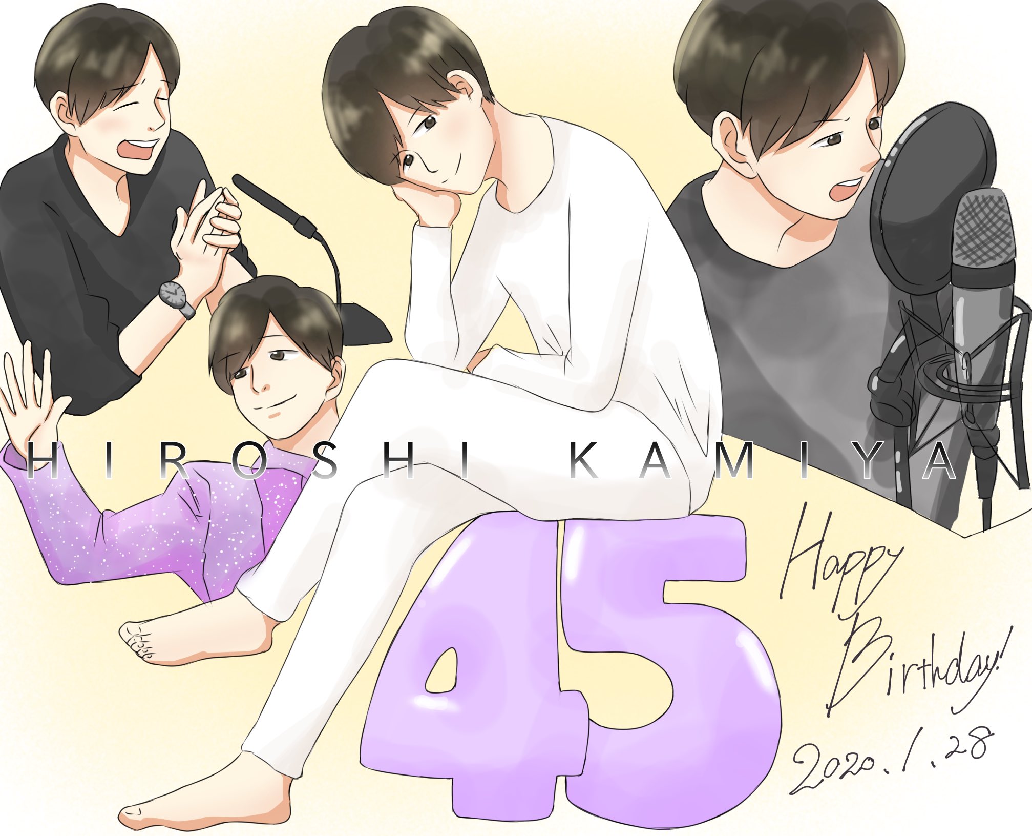 神谷浩史生誕祭イラスト Twitter Search Twitter