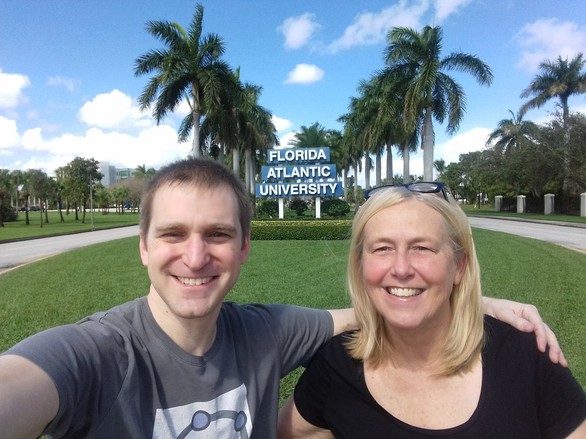 kasiamath's tweet photo. Last year @flggb #flggb #geogebra #math conference at #fau with @Brzezinski_Math https://t.co/qJnv4eiwbY