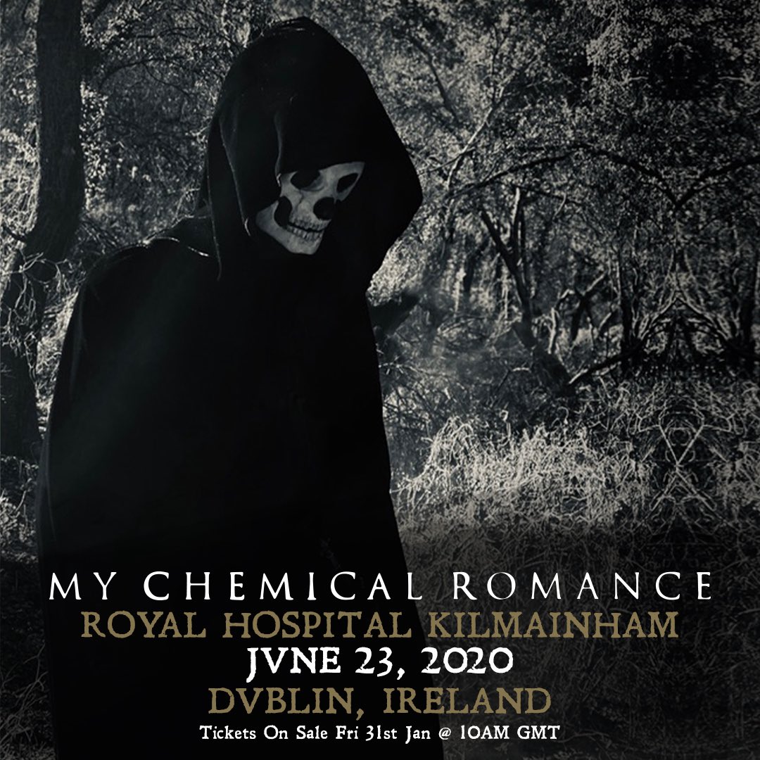 MCRofficial's tweet image. See you soon, Ireland.