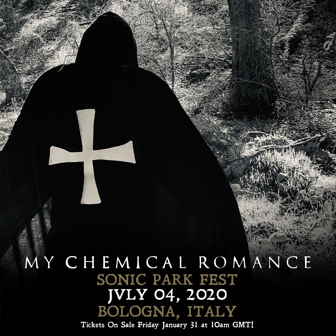 MCRofficial's tweet image. See you soon, Italy.