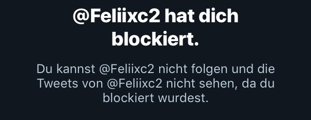 Ich Check solche Menschen nicht, die machen einen runter und versuchen dennoch Kontakt aufzubauen. Dann folgen Sie einen überall und sagt lass es schreibt und blockt das sind „tolle“ Personen ;3