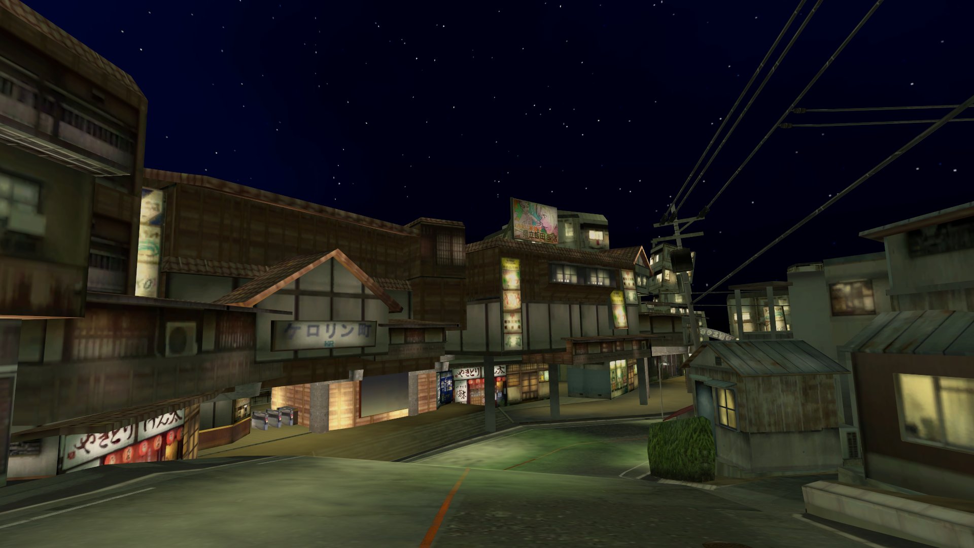 常盤いるむ Kerorin Town Night By Jeremkii 昭和ノスタルジーな街のワールド 懐かしい雰囲気の飲み屋や駄菓子屋など各種スポットがあちらこちらに配置され探索心をくすぐられます かなり広く構成要素も多いわりに10mbと大変軽量に作られているのも