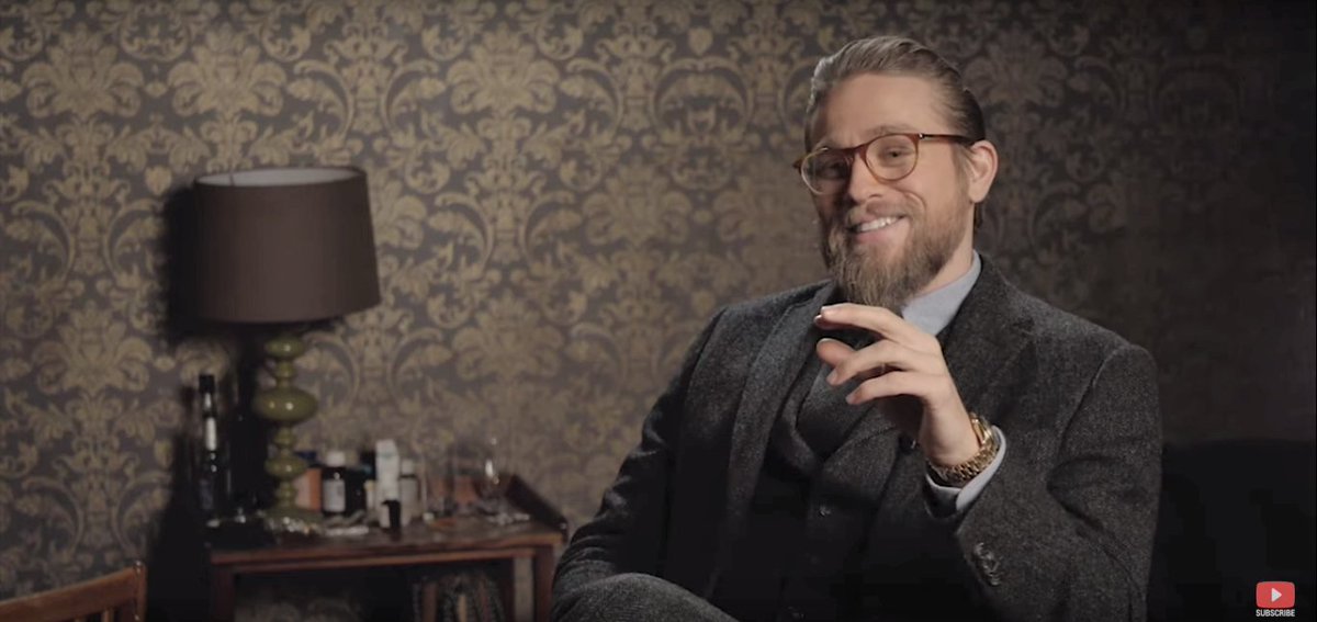 akkoakko2's tweet image. THE GENTLEMEN | Charlie Hunnam "Ray" On-set  Interview