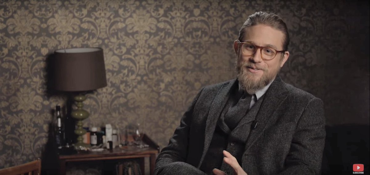 akkoakko2's tweet image. THE GENTLEMEN | Charlie Hunnam "Ray" On-set  Interview