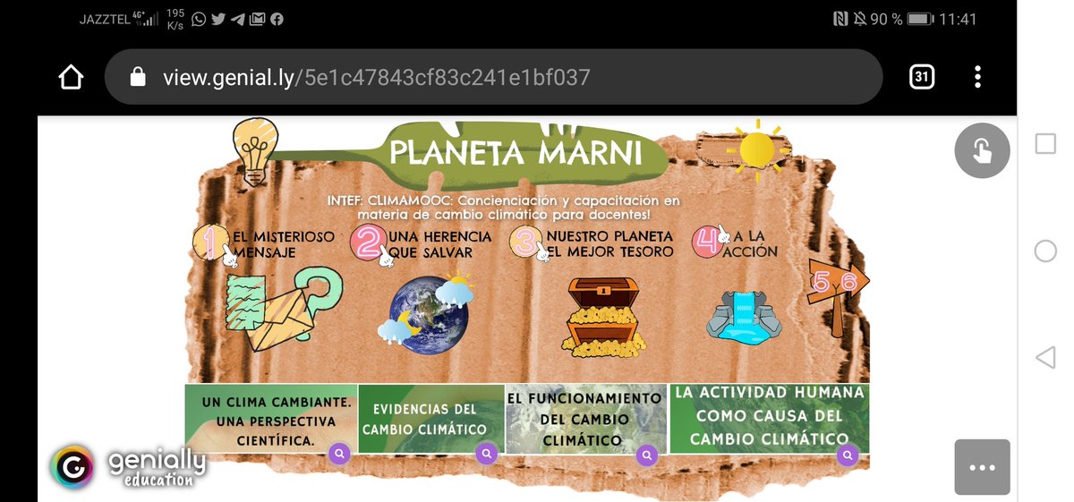 soyjujo_juanjo's tweet photo. #ClimaMooc_INTEF
Llegando al final de este interesante curso sobre medioambiente, donde hemos aprendido mucha justificación teórica del por qué del cambio climático... Y donde he aprendido de muchos ejemplos de los compañeros /as del curso. 
https://t.co/2RFJGfJPT1 https://t.co/DrLwxKg7jD