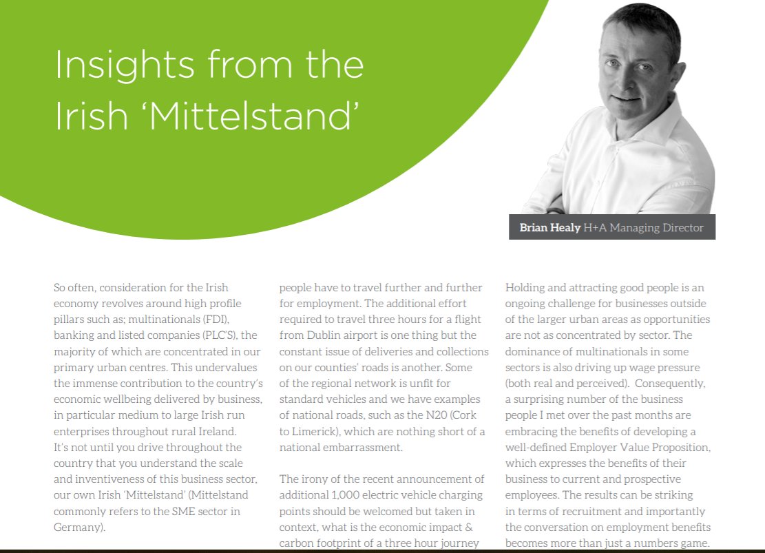 HAmarketingPR's tweet photo. Irelands 'Mittelstand' and the importance of our regional SMEs.

Our MD Brian Healy shares his thoughts and learnings after meeting business owners and leaders in 28 of the 32 counties of the island of Ireland.

Read more here➡️https://t.co/lCY6ykbAbd https://t.co/VEKDvdEFgg