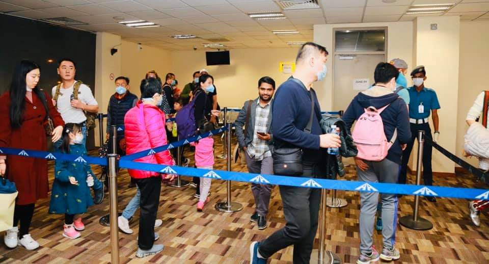 AzzamAmeen's tweet photo. All passengers arriving on flights from China are being screened through a Designated Gate at the Bandaranaike International Airport (BIA) as a precautionary measure to prevent the coronavirus infected patients from entering the country. https://t.co/6IF7TpG3AH