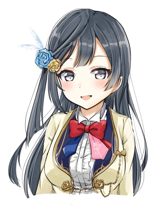 せつなちゃん描いてみた✨
虹初描き。 