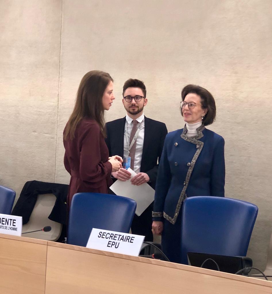 UN_HRC's tweet photo. #UPR35 #HumanRights review of #Sweden concludes in #Geneva.  117 States participate in #UPR Working Group meeting. Reports containing recommendations posed to Sweden today will be adopted by the WG on Thursday, 30 January at 1630 Geneva time https://t.co/ZtAD3nT97P