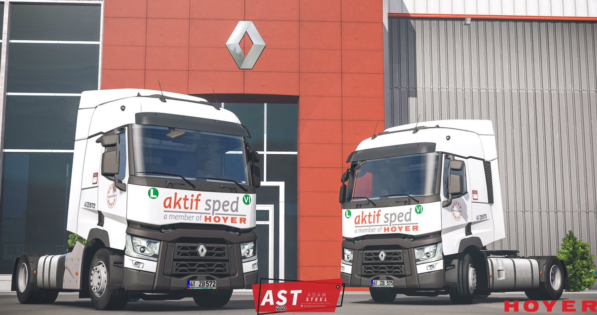 adamsteeltrans's tweet photo. @SCSsoftware this week started with new truck deliveries.
#RenaultTrucks #RangeT #T460
@RenaultTrucksUK https://t.co/x314l6PcYj