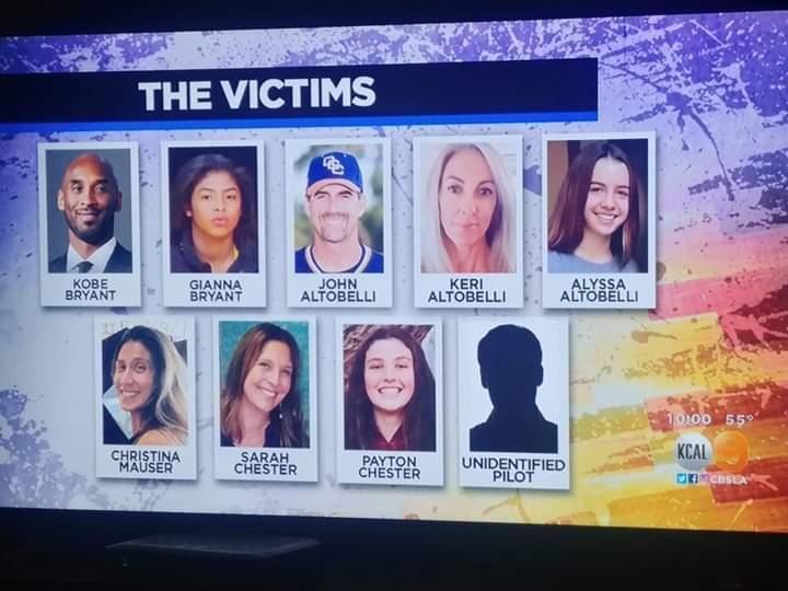 josteez_'s tweet photo. The Altobelli's lost three of their own! Tragic😥😥😥😥😥😥😥😥😥

Really tragic.

#RIPKobeBryant 
#RIPAltobelliFamily 
#RIPAltobelli 
#RIPAlyssaAltobelli https://t.co/vG1EwirOPf