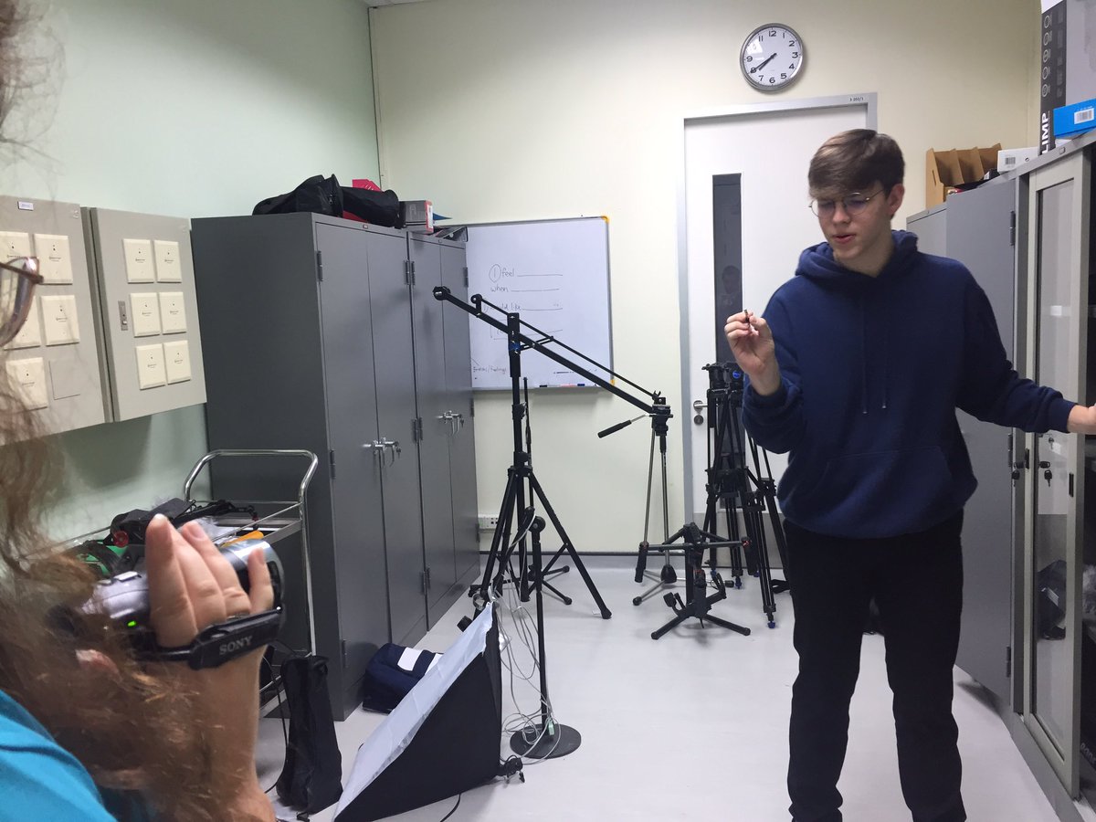 S107Drama's tweet photo. The Drama classroom should be a place of experimentation! @StAndrews_107 IB Theatre student, Matt, exploring how a site specific performance to develop a naturalistic piece. Today we are working with Becky from @LPATheatre. #TeamS107 #unlocktheartist @CognitaSchools https://t.co/FPtKKsLn5U