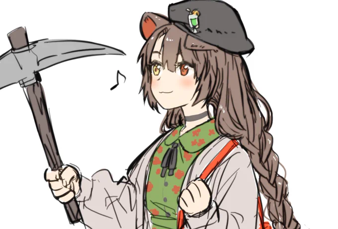 息抜き落書き。そもそも、マイクラのSEすごく好きなんで、戌亥さんの落ち着いた声も一緒に聞けるマイクラ配信だいすこ… #いぬいらすと 