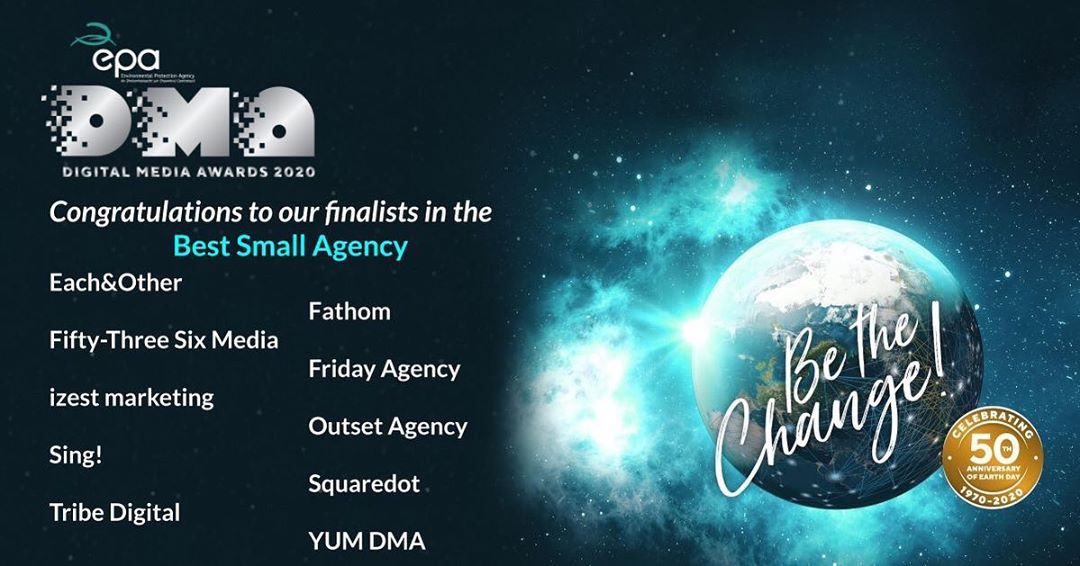 Outset (@outsetagency) on Twitter photo We're delighted to be shortlisted for not one, but two <a href="/digitalmedia_ie/">Digital Media Awards</a> awards! We'll be competing in the 'Best Small Agency' category and 'Best Blog' for the <a href="/thefruitpeople/">The Fruit People</a> 🙌🏼#EPA_DMA2020 #BeTheChange We're delighted to be shortlisted for not one, but two <a href="/digitalmedia_ie/">Digital Media Awards</a> awards! We'll be competing in the 'Best Small Agency' category and 'Best Blog' for the <a href="/thefruitpeople/">The Fruit People</a> 🙌🏼#EPA_DMA2020 #BeTheChange