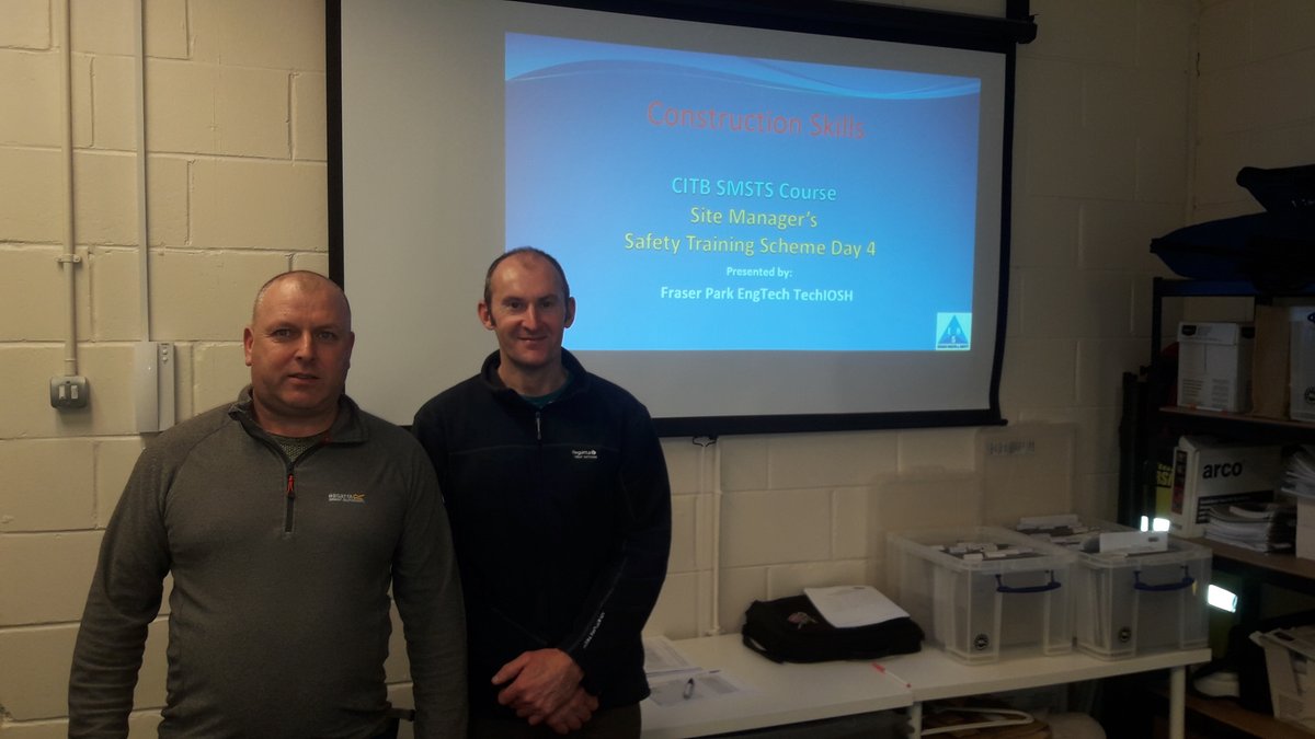 HadFabLtd_'s tweet photo. Had Fab’s site manager and site supervisor attending the SMSTS course last week in Edinburgh. Fantastic feedback from the guys! Well done Ricky and Conrad!

#learning #employeedevelopment #SMSTS #site #hadfab #construction https://t.co/xBLUZXk7Cd