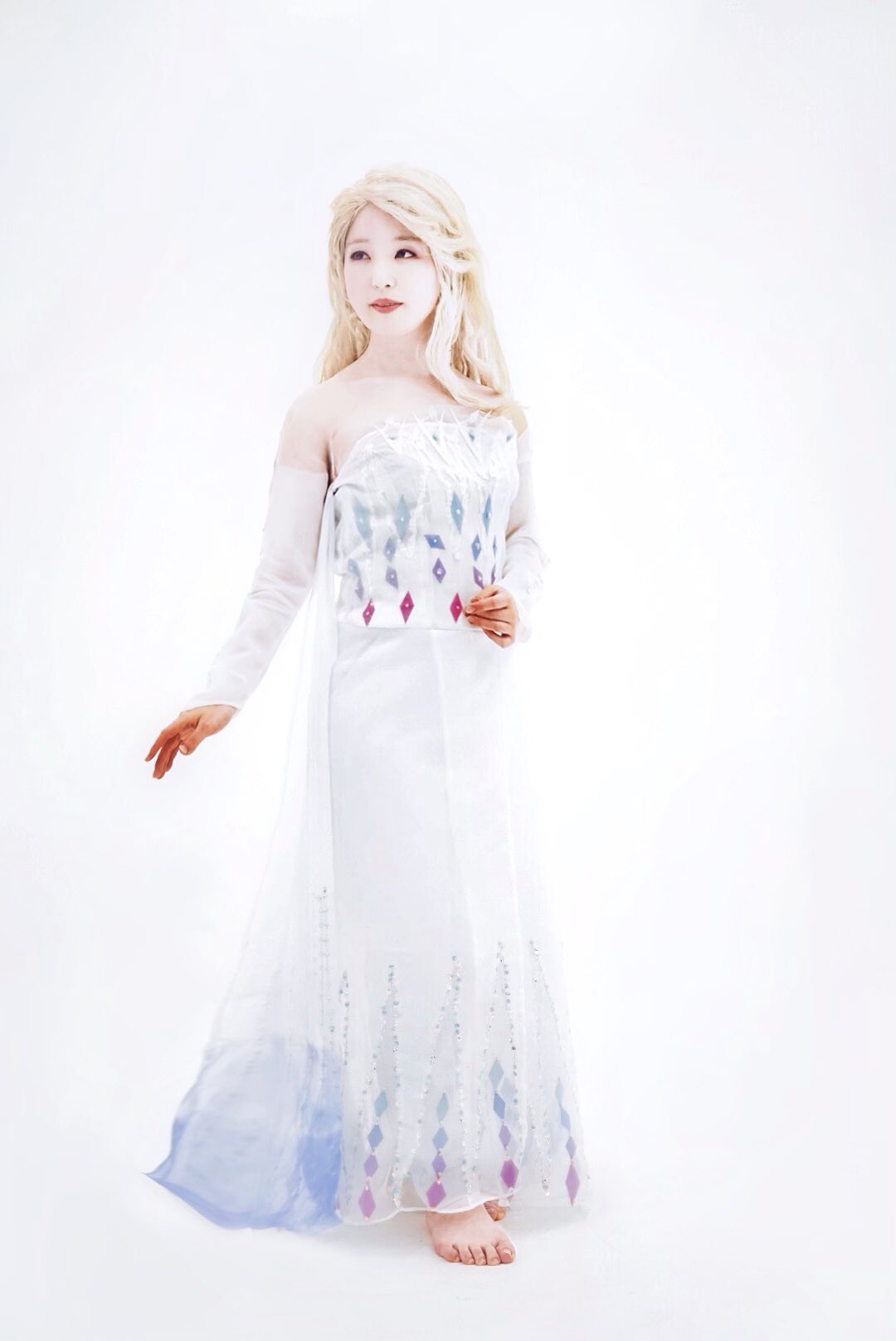 アナ雪2 アナと雪の女王 エルサ 精霊 ドレス 衣装 仮装 サンダル