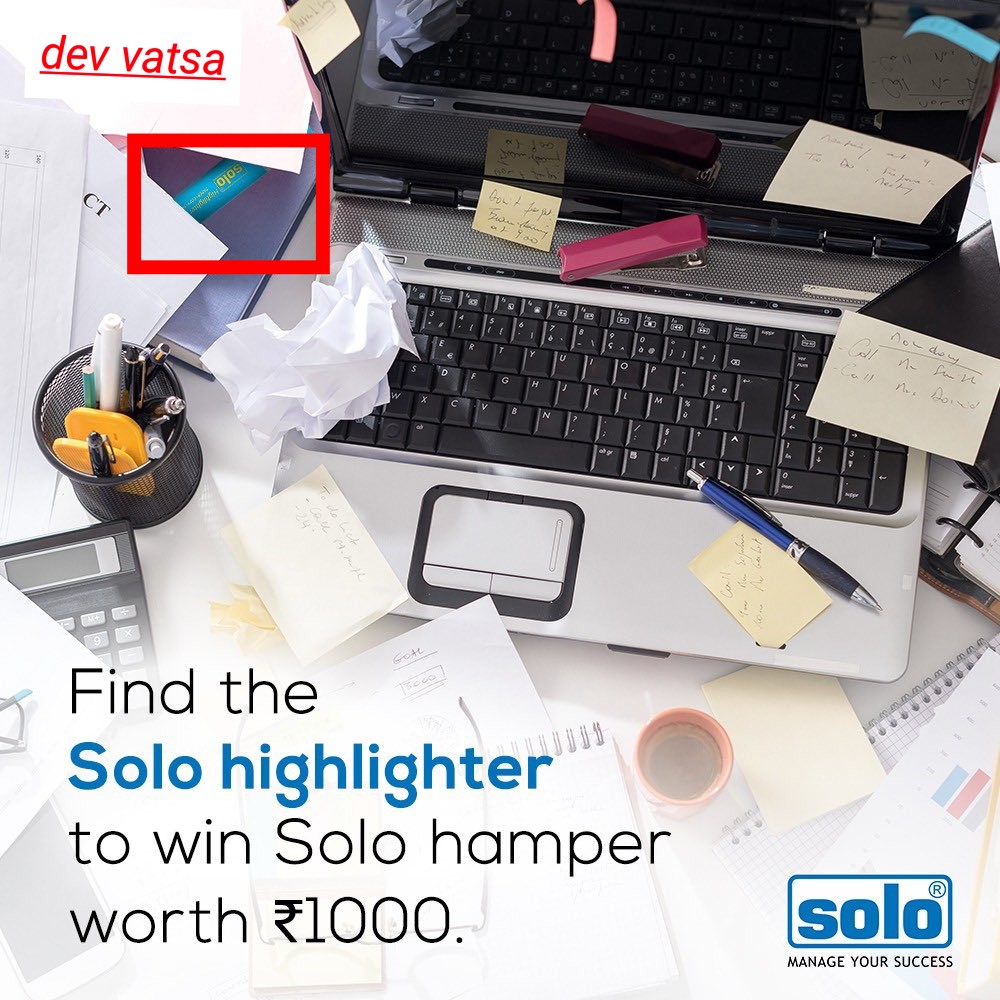 Dev7Vatsa's tweet photo. @Solo_stationery Here is the SOLO HIGHLIGHTER
@Solo_stationery 
#officeessentials #solo #OfficeStationary 

Join
@MMeenakshi4_ 
@friends4_eve 
@vatspooja17 
@abha_mishra19 
@imPalak18 
@avii4ever 
@Aaravsingh28 
@am_vaishali 
@mysterioussu https://t.co/LVXVpFxAOc