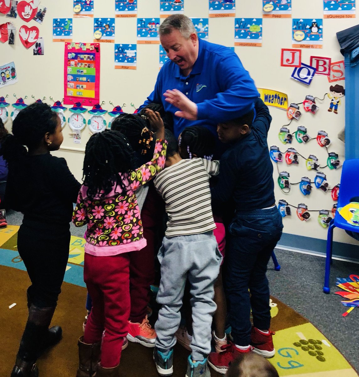 ButlerCountyESC's tweet photo. BCESC Treasurer Ken Ulm and @ButlerTech Superintendent @JonGraft recently joined our #HeadStart preschoolers for #SupermenRead! #preschool https://t.co/WcI0TrY40m