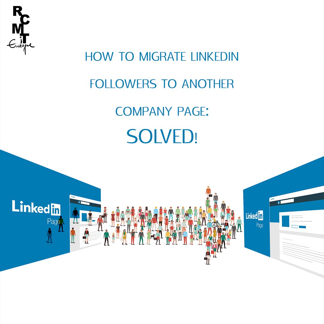 RcmtIt's tweet photo. Migrate LinkedIn followers and don't lose the audience you’ve worked hard on building: follow the link to find the exact steps on how.
https://t.co/eNTSTgSLna

#LinkedIn #followersmigration #companypage #rcmtiteurope https://t.co/MyfqFeucy3