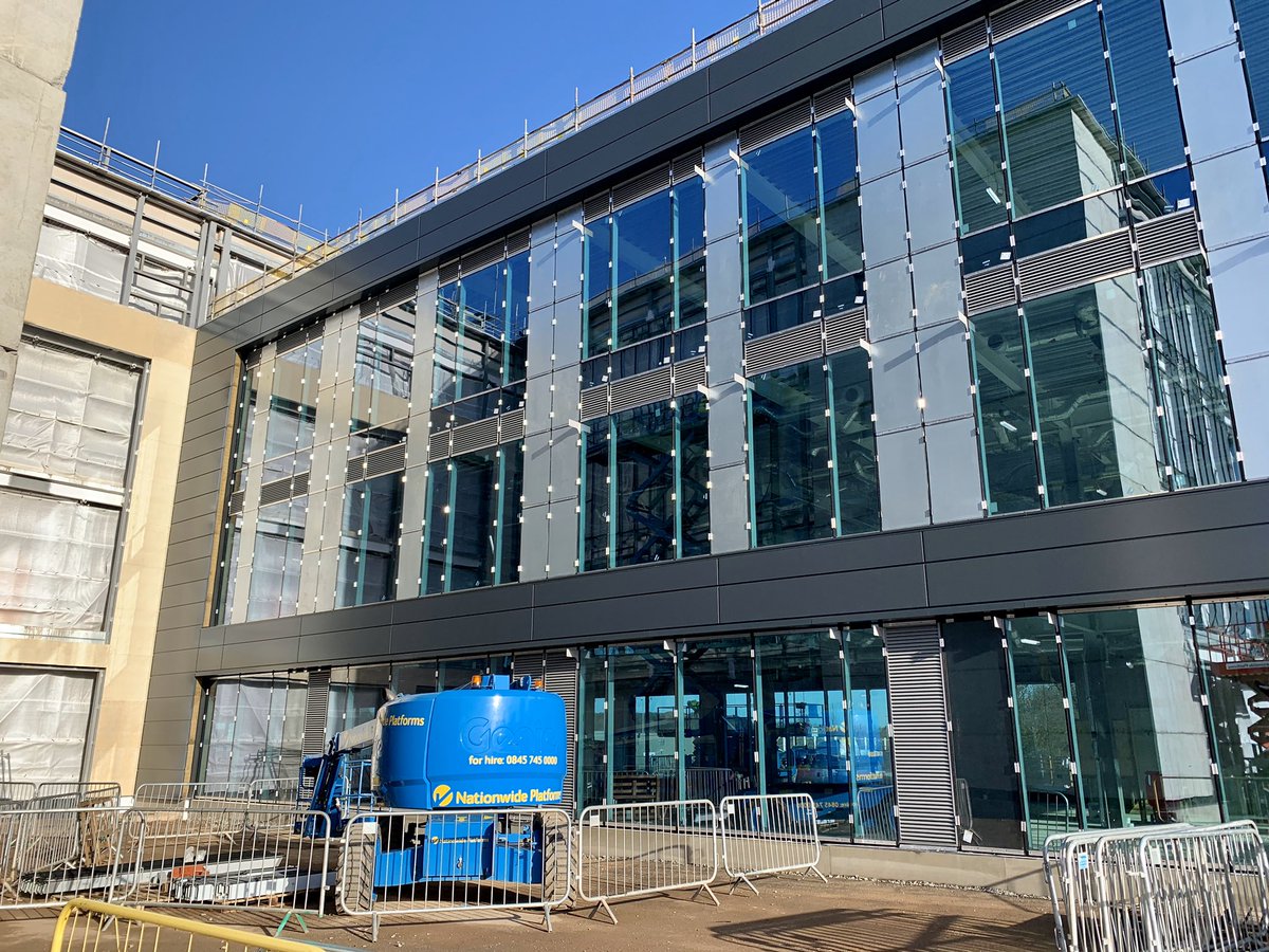 ambikatah's tweet photo. Busy day @WatesGroup #Lusep Harnessed up for a pre glaze inspection & then site tour with @JessPeet_ to review curtain walling! #ZeroHarm #SaferTogether #WomenInConstruction https://t.co/gSI1nwoRUG
