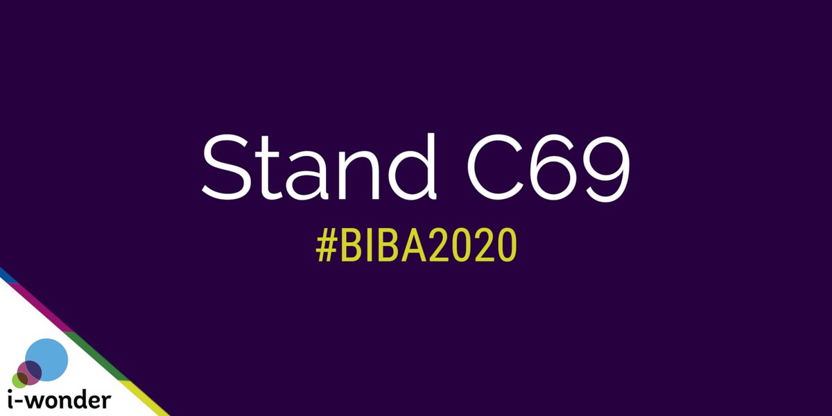 We're booked! See you on Stand C69 at #BIBA2020