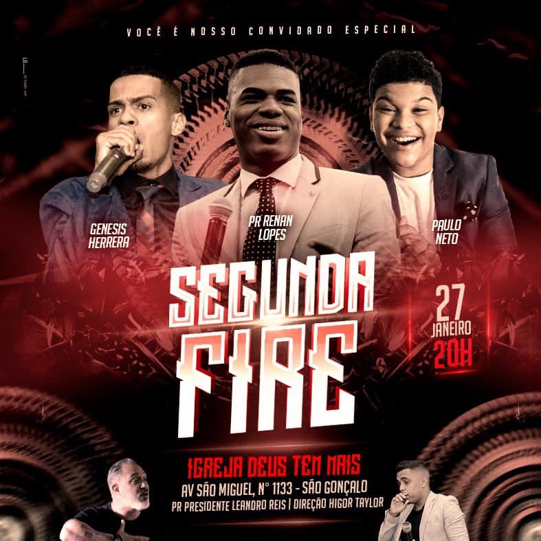 IG_DEUSTEMMAIS's tweet photo. HOJEEEE, 20h #DeusTemMais #SegundaFire https://t.co/ZSHVLW3XAP