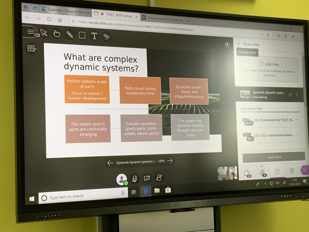 TceltIntr's tweet photo. @Jenny_Symonds highlighting the complex dynamic systems in schools #TransitionsResearch @DivyaSnape https://t.co/c8iMC1LsWE