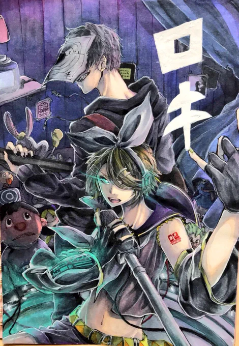 #集えコピックの魔法使いたちよ
コピックほんと楽しい 