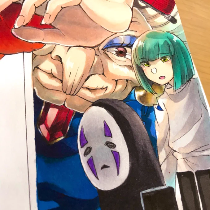#集えコピックの魔法使いたちよ
コピックほんと楽しい 