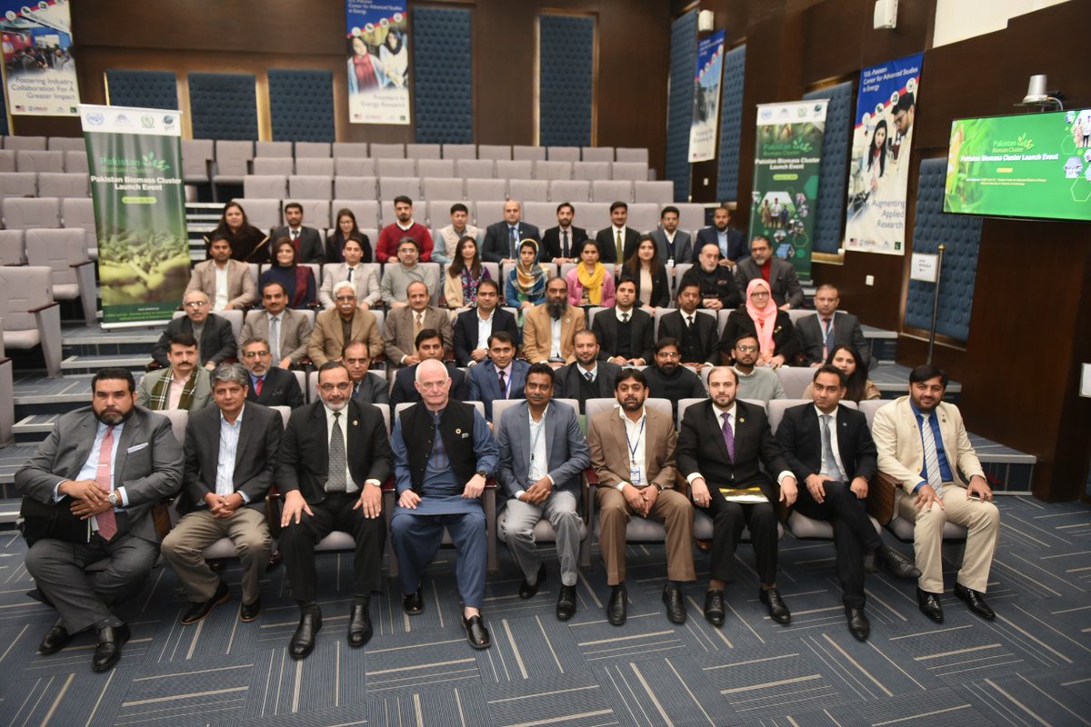 UNIDO_Pakistan's tweet photo. @UNIDO_Pakistan w/ #USPCASE @Official_NUST launched 1st Biomass Cluster in Pakistan. A integrated, knowledge sharing platform for promoting tech'logy innovation & localization to increase market adoption of b'mass clean energy. @NadiaAftabS @UNinPak @ClimateChangePK @aminattock https://t.co/2BtV8vAcmS