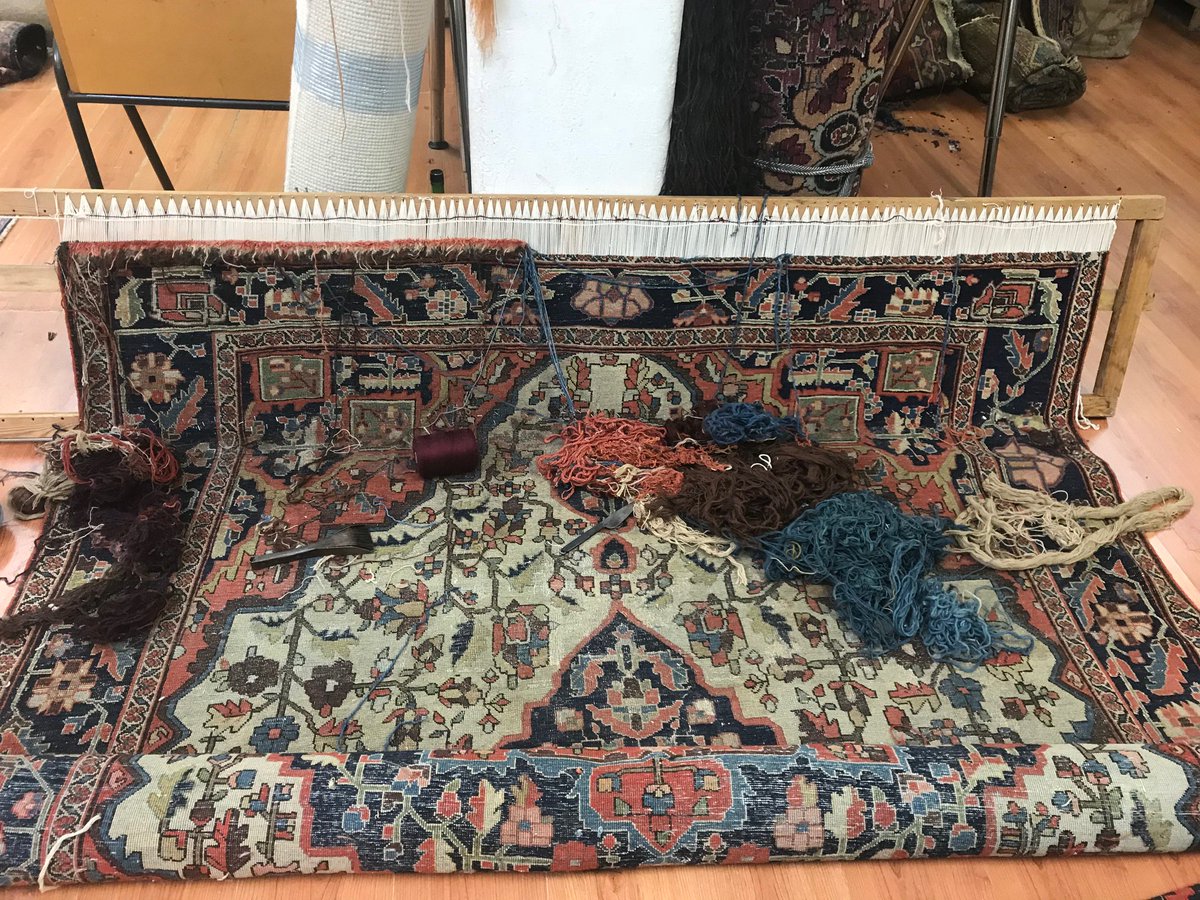 TheCarpetDoctor's tweet photo. Bakhtiyar offer a full clean, repair and restoration service, so bring your cherished Rugs in for a full appraisal -> https://t.co/Xk9l4bikcB

#rugrepairs #rugrestoration #carpetcleaning #rugcleaning #rugspecialist #interiordesign #interiordesign https://t.co/mWV0liL7GF
