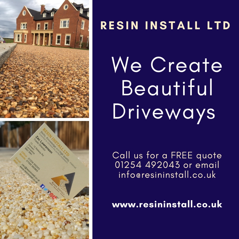 ResinInstall's tweet image. Would you like a new driveway, footpath or patio installed by industry experts?  Wondering if resin bound is within budget?  Resin Install Ltd are a family run business based in Lancashire with over 40 years of collective trade industry experience. resininstall.co.uk