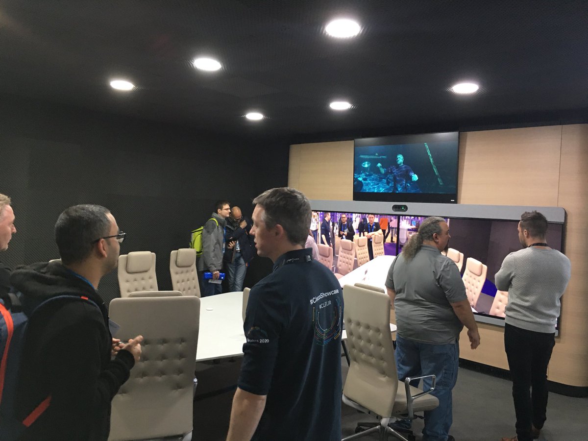 imSriSrinivasan's tweet photo. Super proud of my Oslo team for delivering the Webex Room Panorama in record time, on display at  ⁦@CiscoLive⁩ ⁦@CiscoCollab⁩ https://t.co/pfGjn2vkrQ