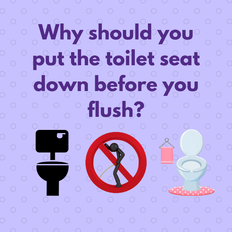 GuardSplash's tweet photo. Fewer poop particles all over your bathroom is a nice thing, even if it has no bearing on your health. The biggest step you can take is putting the toilet seat down before you flush. This keeps things pretty well contained, Dr. Watkins says. https://t.co/cFxLZlHGpm
