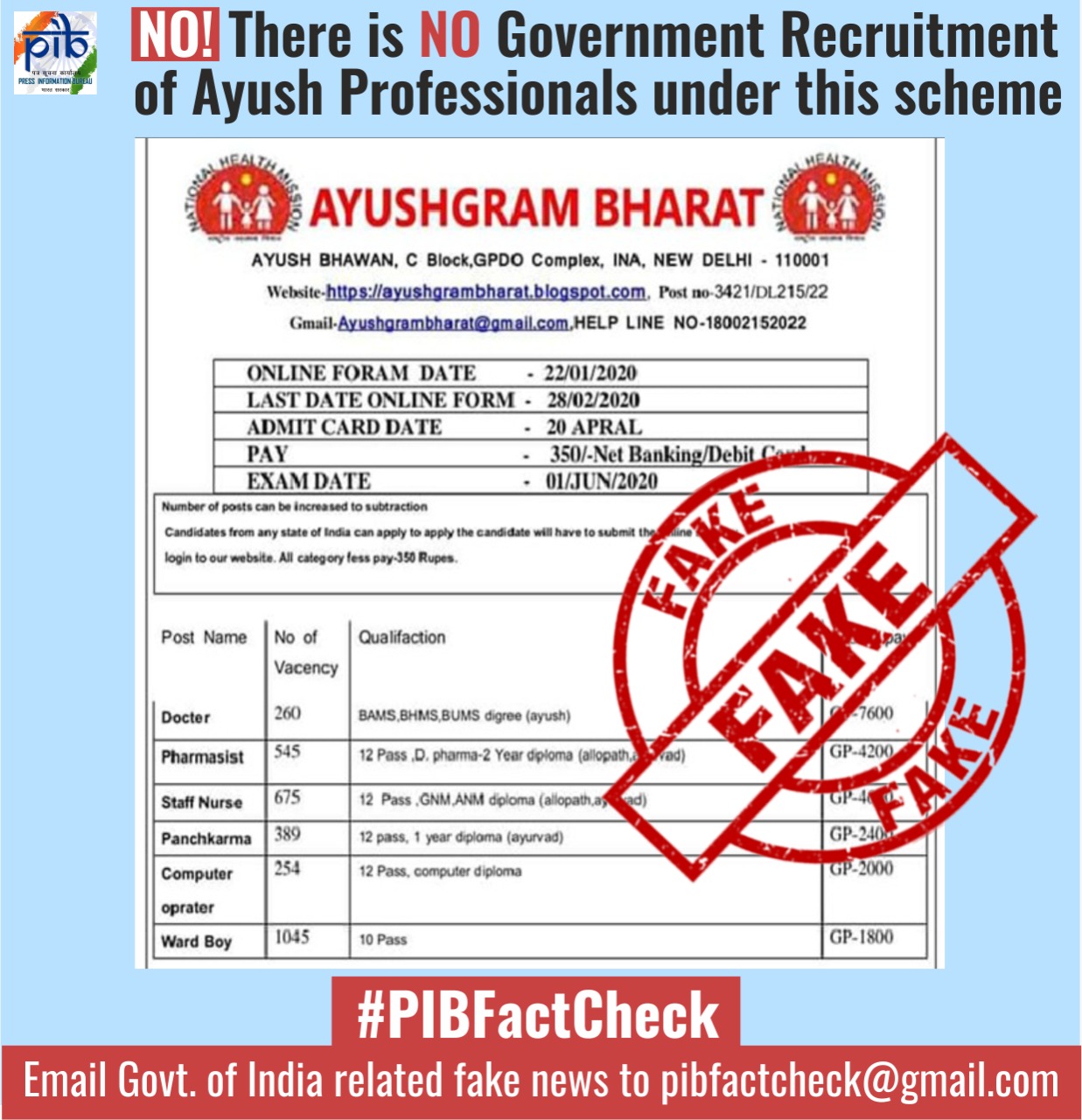 PIB Fact Check on X: &ldquo;#PIBFactCheck Claim: Government is 