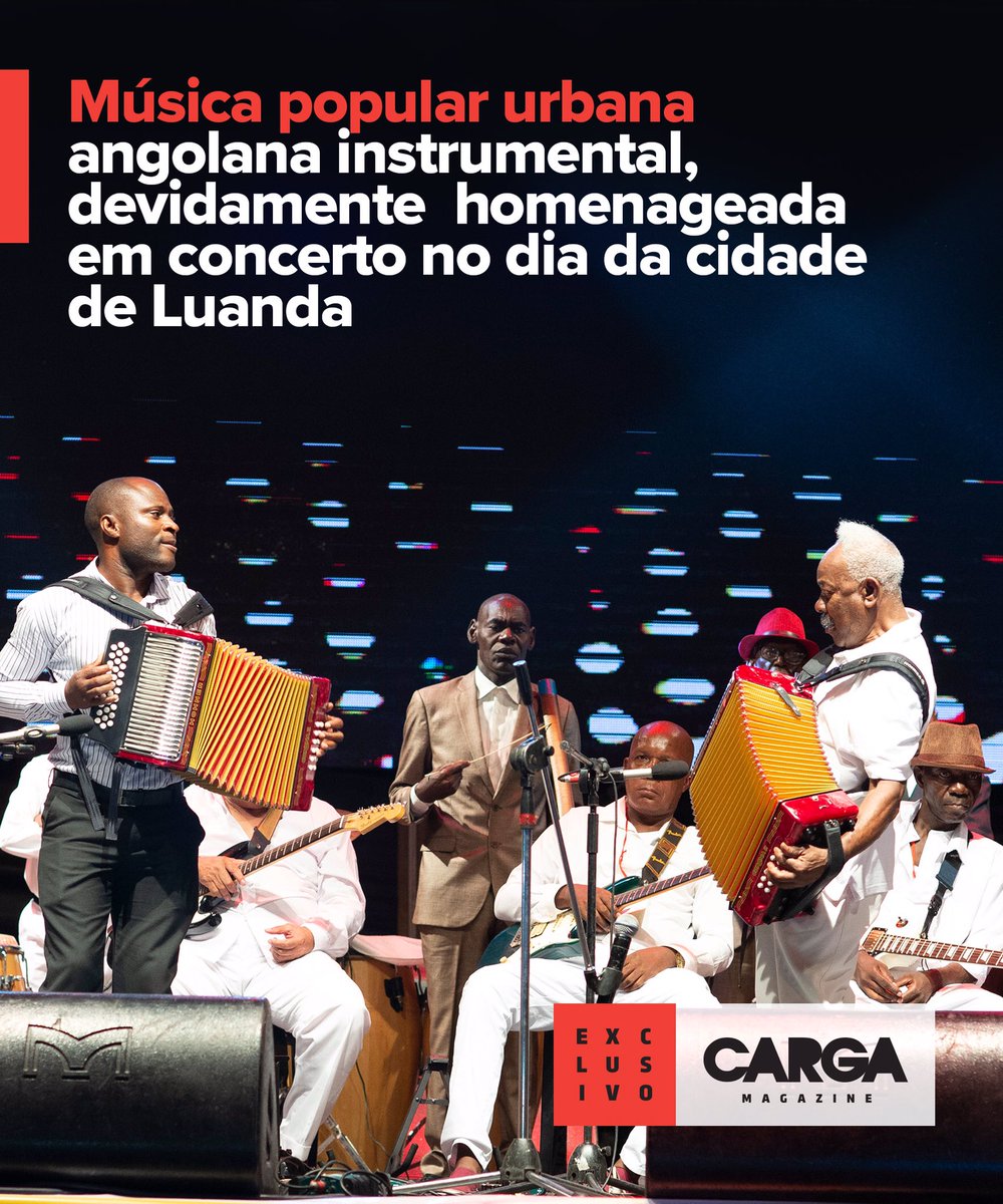MagazineCarga's tweet photo. "Monstros" da música repassam décadas de sucessos

Sucessos nacionais passados em instrumentais

Nomes como Teddy Nsingui, Zeca Tirilene, Tulingas, Didi da Mãe Preta, Joãozinho Morgado, Sanguito, Nanutu, Zé Mueluputo, Pop Show, Chico Santos entre outros, fizeram a noite https://t.co/rUXioCmUEE