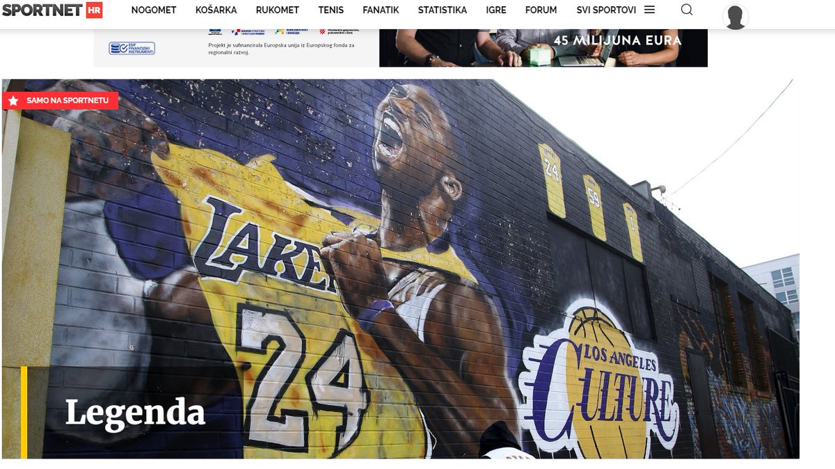 Prvi tweet nakon dvije i pol godine, prvi tekst na Sportnetu nakon sedam godina.. A povod je užasan. Kobe legendo, počivao u miru. sportnet.rtl.hr/kolumne/534270…
