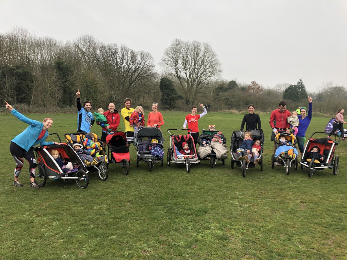 coynes's tweet photo. @runningchannel A mass buggy run meet up at #parkrun More than triple what was in this pic :) loads of #buggysquad and #RunPals and kiddos getting it done ❤️ https://t.co/SoO2lbkKAK