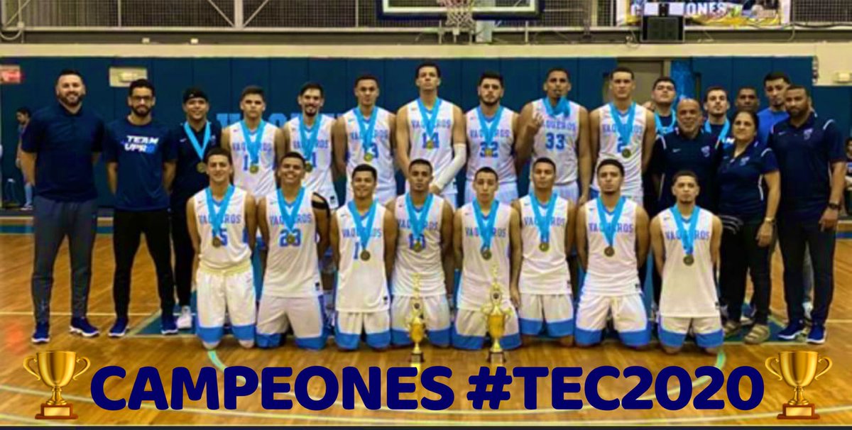 #TEC2020🏇🏾 

¡Vaqueros Campeones del Torneo “El Chicharrón” 2020! 
#TeamUPRB #SangreAzul