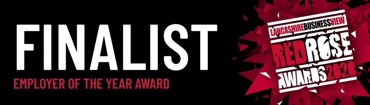 Delighted to announce that we have been selected as Finalists for the Employer of the Year category at this year's <a href="/redroseawards/">Red Rose Awards 🌹</a>!

#PeoplePoweredgrowth #RRA20