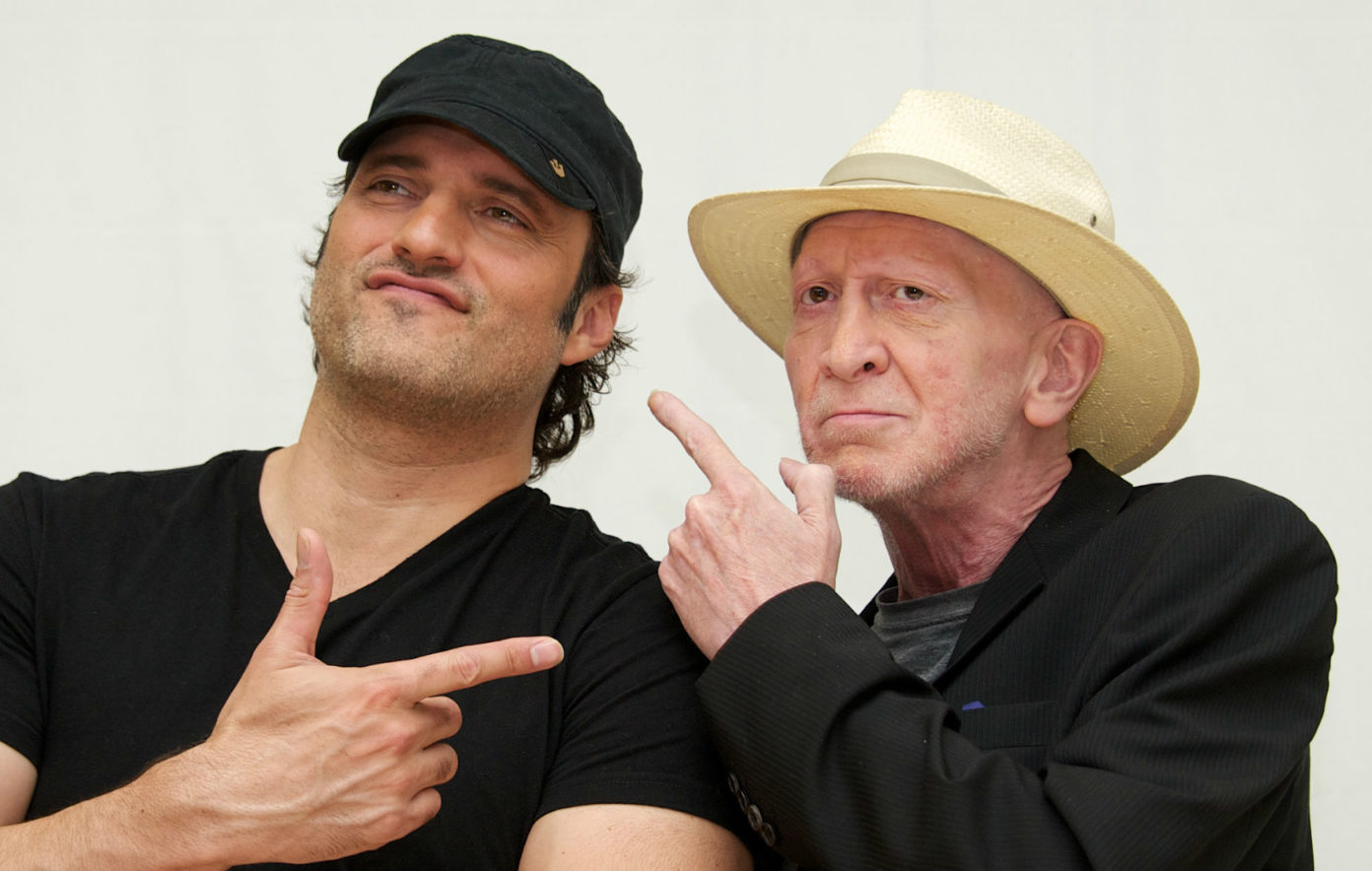 Happy birthday to Frank Miller (2008\s THE SPIRIT), pictured here with Robert Rodriguez (2010\s MACHETE), c. 2014 