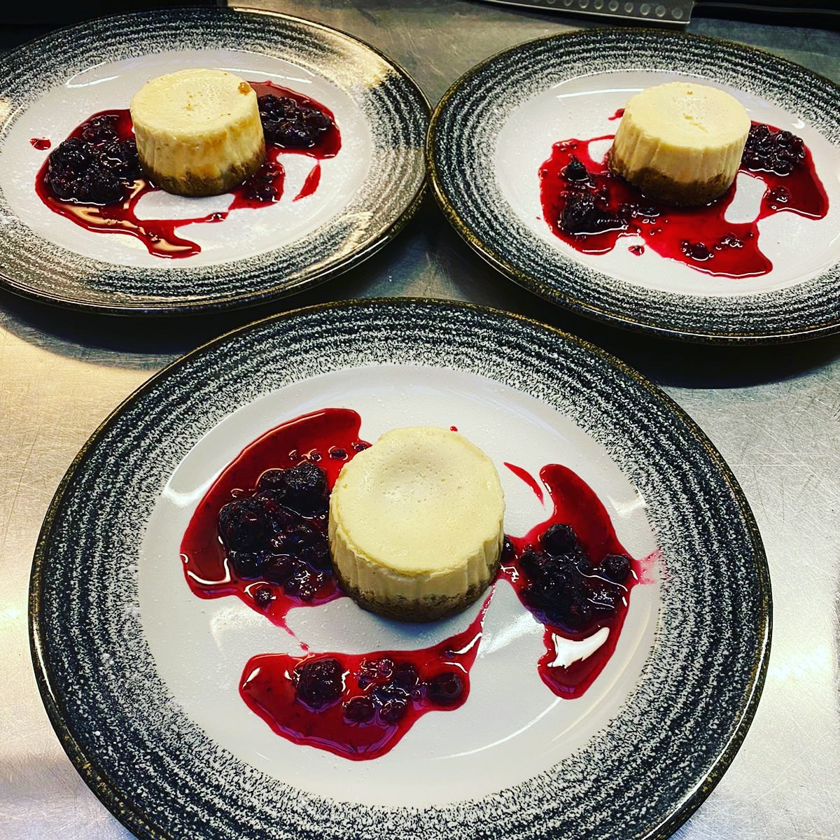 Amazing baked New York cheesecake!