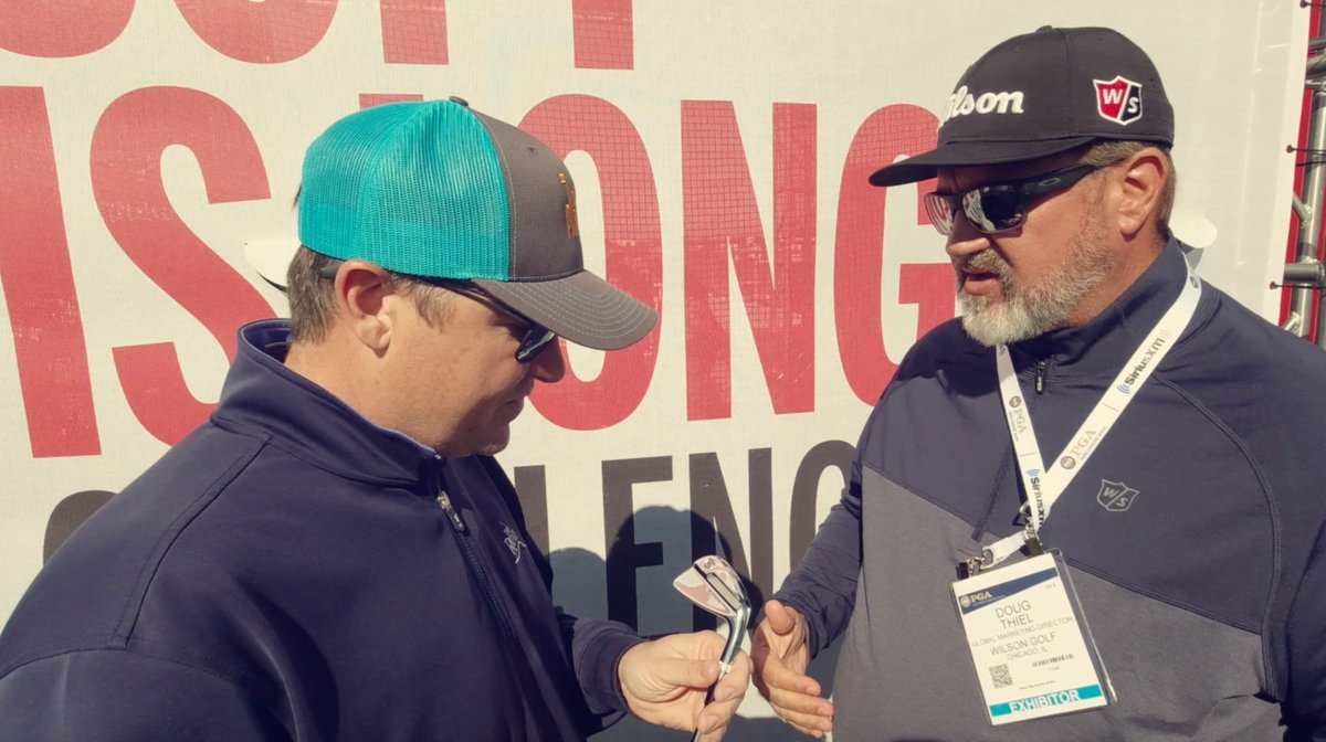 GabrielAluisy's tweet photo. Had the pleasure of chatting with @dthielgolf of @WilsonGolf to learn more about their new irons. Got to say...I'm in LOVE with the Staff Model Blades. Incredible looks &amp; feel. 

https://t.co/KRneNK6BSj https://t.co/U6akT37i57