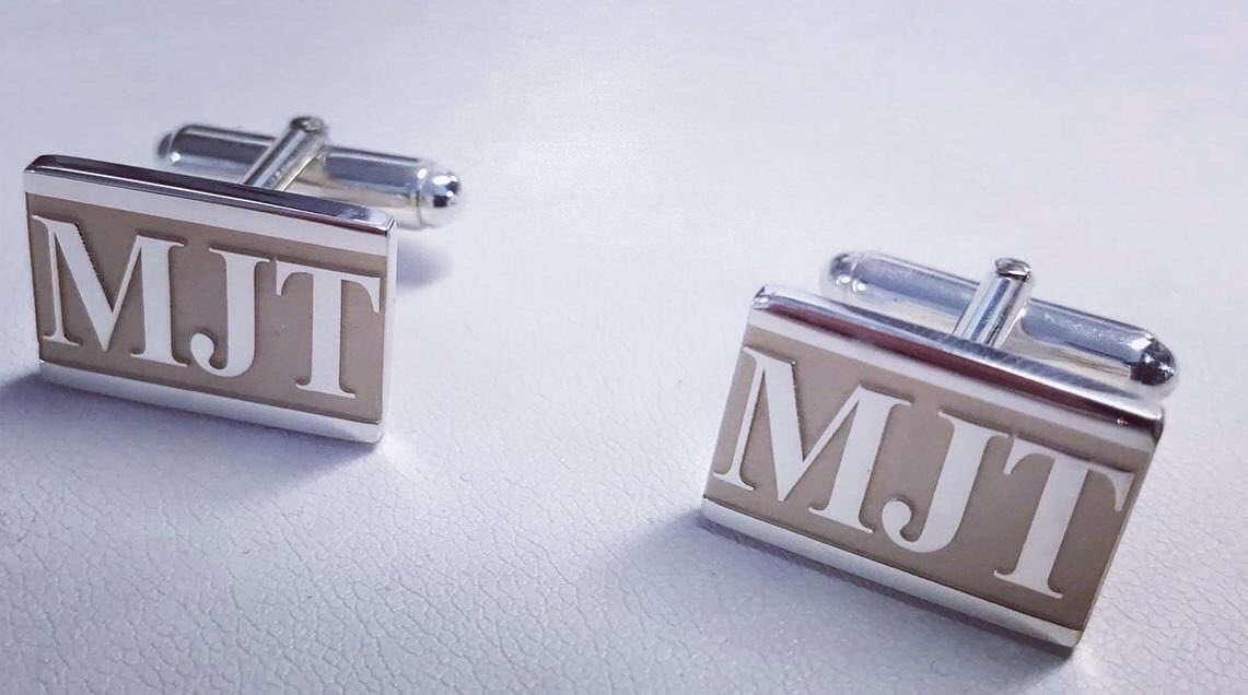 GemPortJeweller's tweet photo. Very special cufflinks cast in precious metal for a special VIP customer.
Beautifully robust, very much like the recipient and complete with GemPorts very own GP hallmark. @miketindall13
@anchorcertgroup
We shall further update this post later this week. #initialcufflinks https://t.co/sdHxeAVoNR